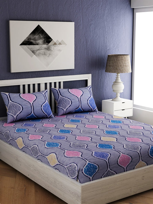 Queen Size 100% Cotton Bedsheet