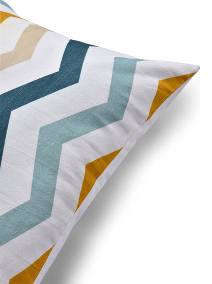 Geometric Print Set of 2 Cushion Cover