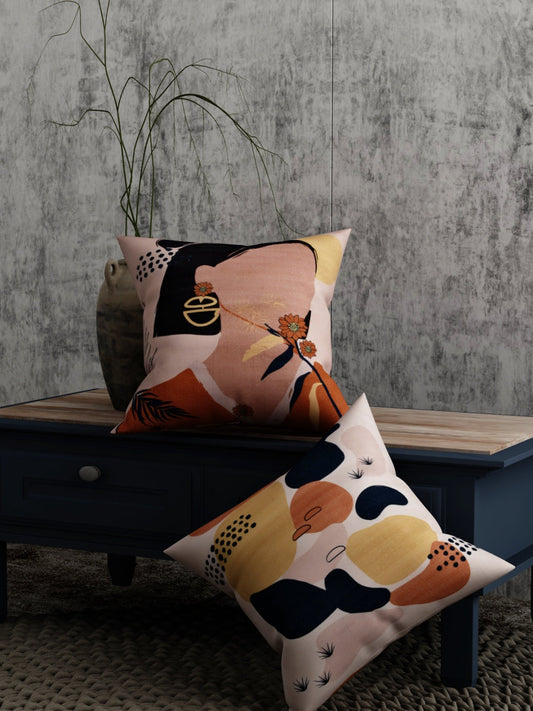 Desert Print Set of 2 Cushion Cover