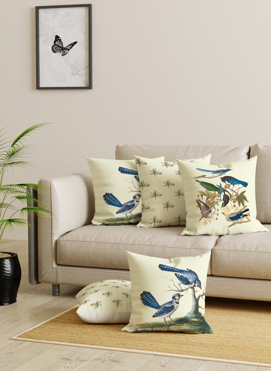 Digital Print Set of 5 Cushion Cover