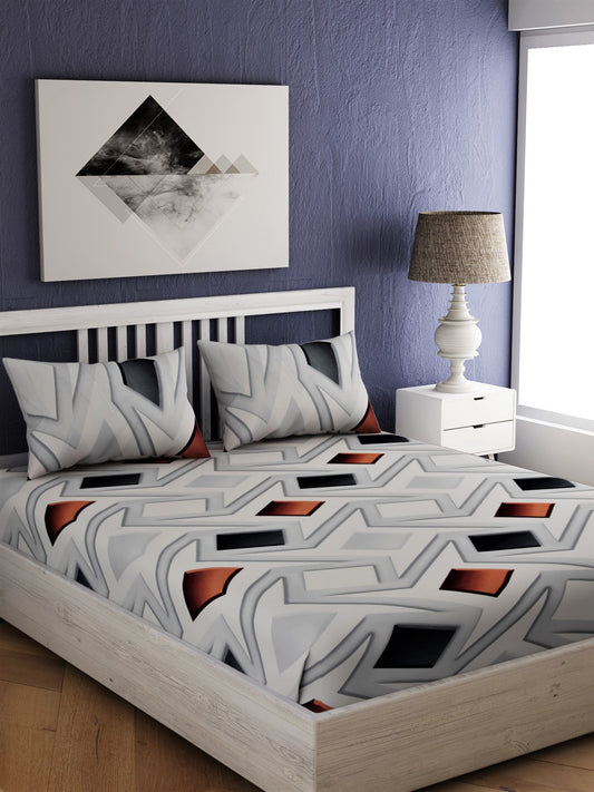 Queen Size 100% Cotton Bedsheet