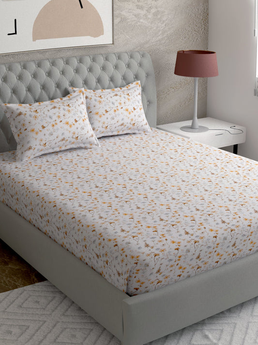 Lily - Super King bedsheet with 2 Pillow Covers