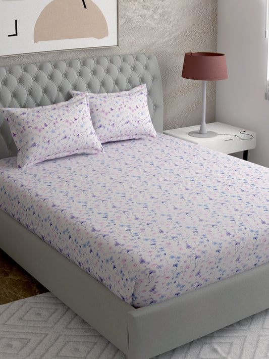 Lily - Super King bedsheet with 2 Pillow Covers