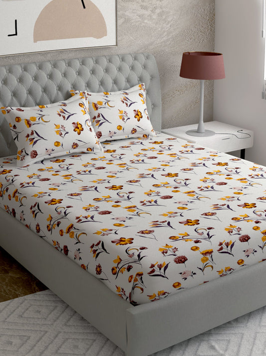 Lily - Super King bedsheet with 2 Pillow Covers