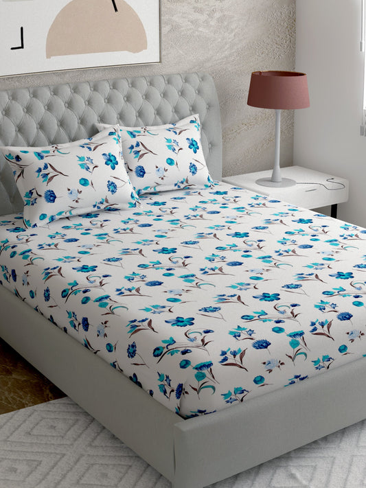 Lily - Super King Bedsheet with 2 Pillow Covers