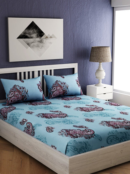 Super King 100% Cotton Bedsheet Set