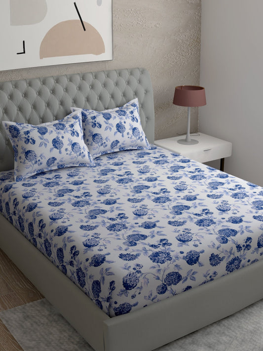 Floral Print 100% Cotton Bedsheet Set