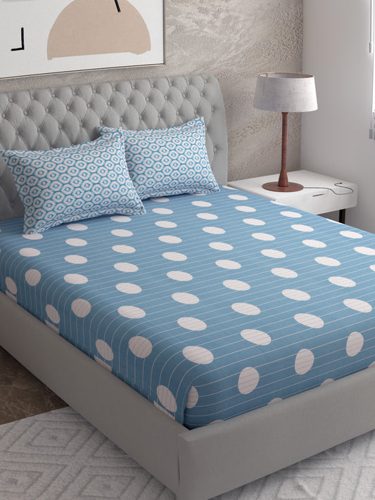 Cotton Satin Super King Bedsheet Combo Set