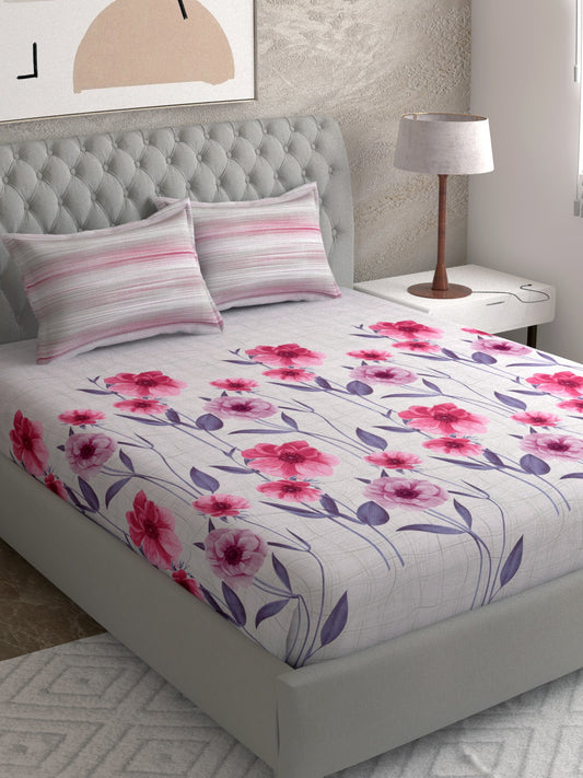 Cotton Satin Super King Bedsheet Combo Set