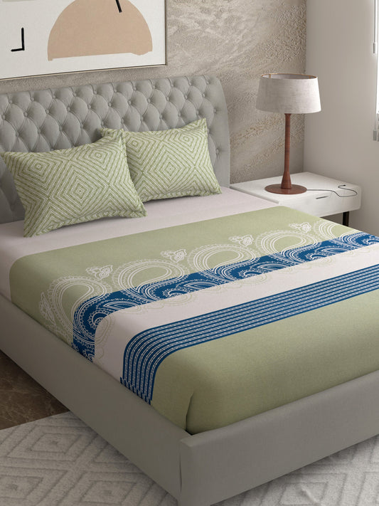 Cotton Satin Super King Bedsheet Combo Set