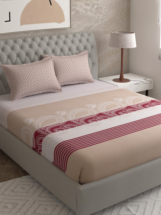 Cotton Satin Super King Bedsheet Combo Set