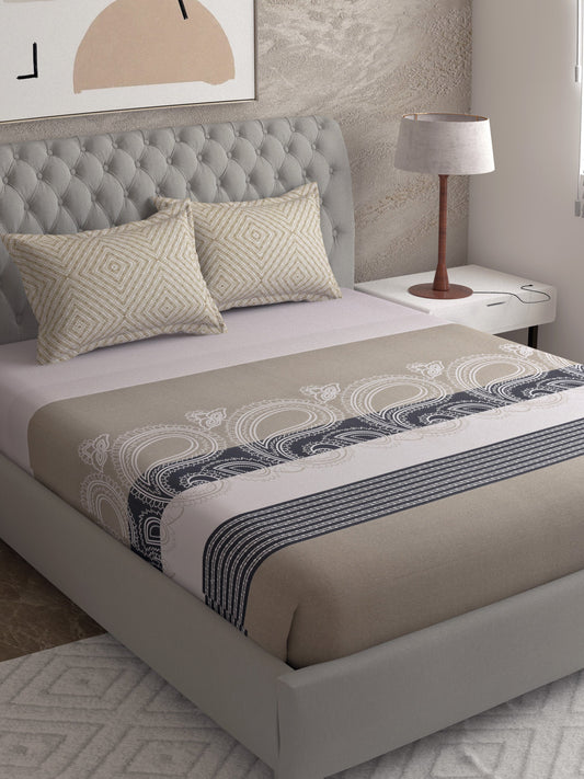 Cotton Satin Super King Bedsheet Combo Set