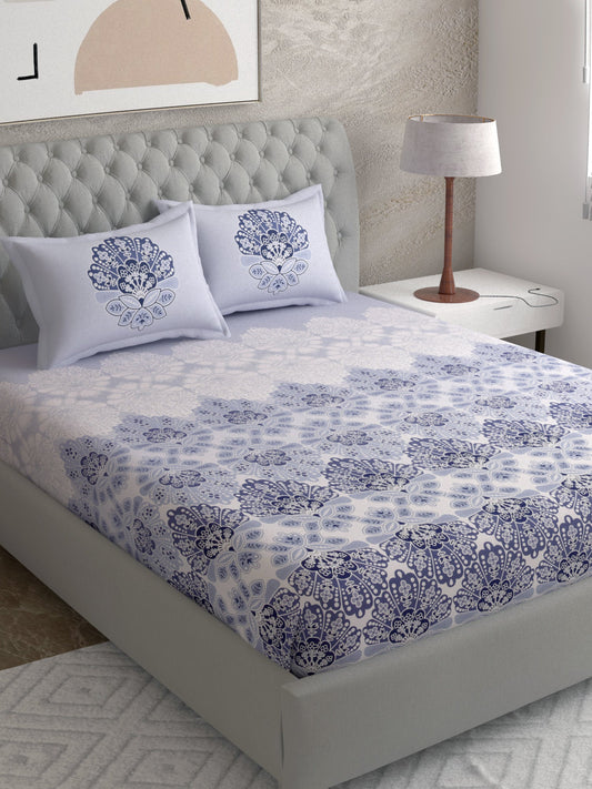 Cotton Satin Super King Bedsheet Combo Set