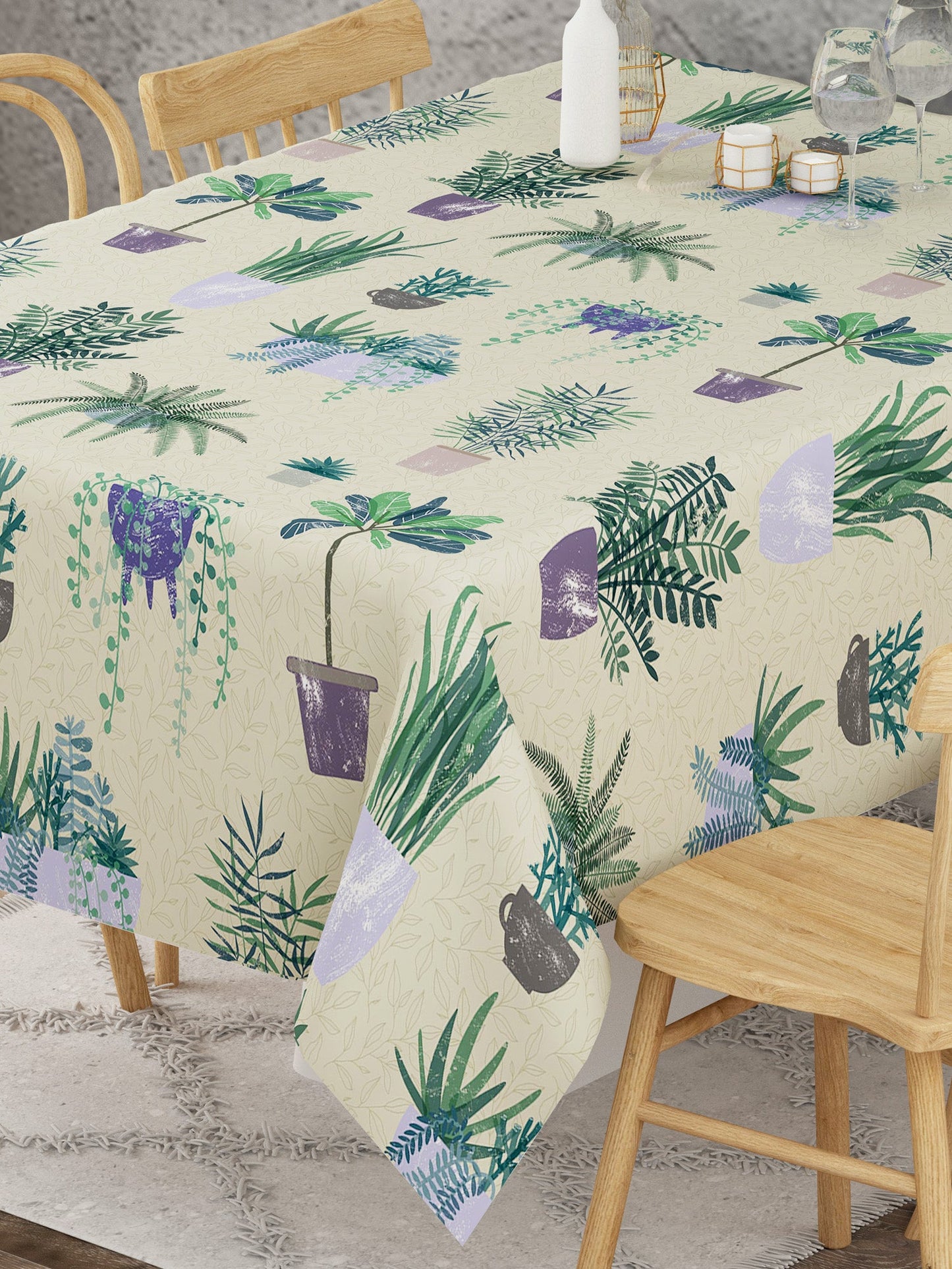 Botanical Garden Digital Printed Table Cover