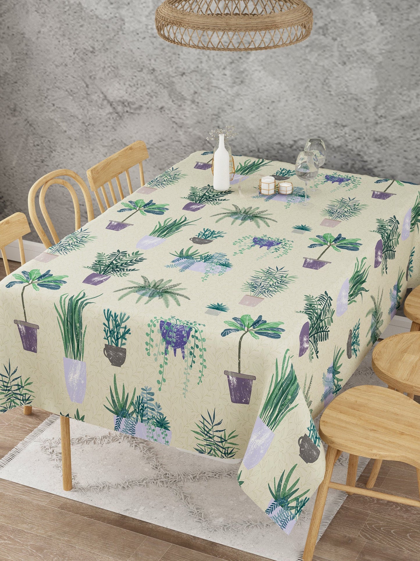 Botanical Garden Digital Printed Table Cover