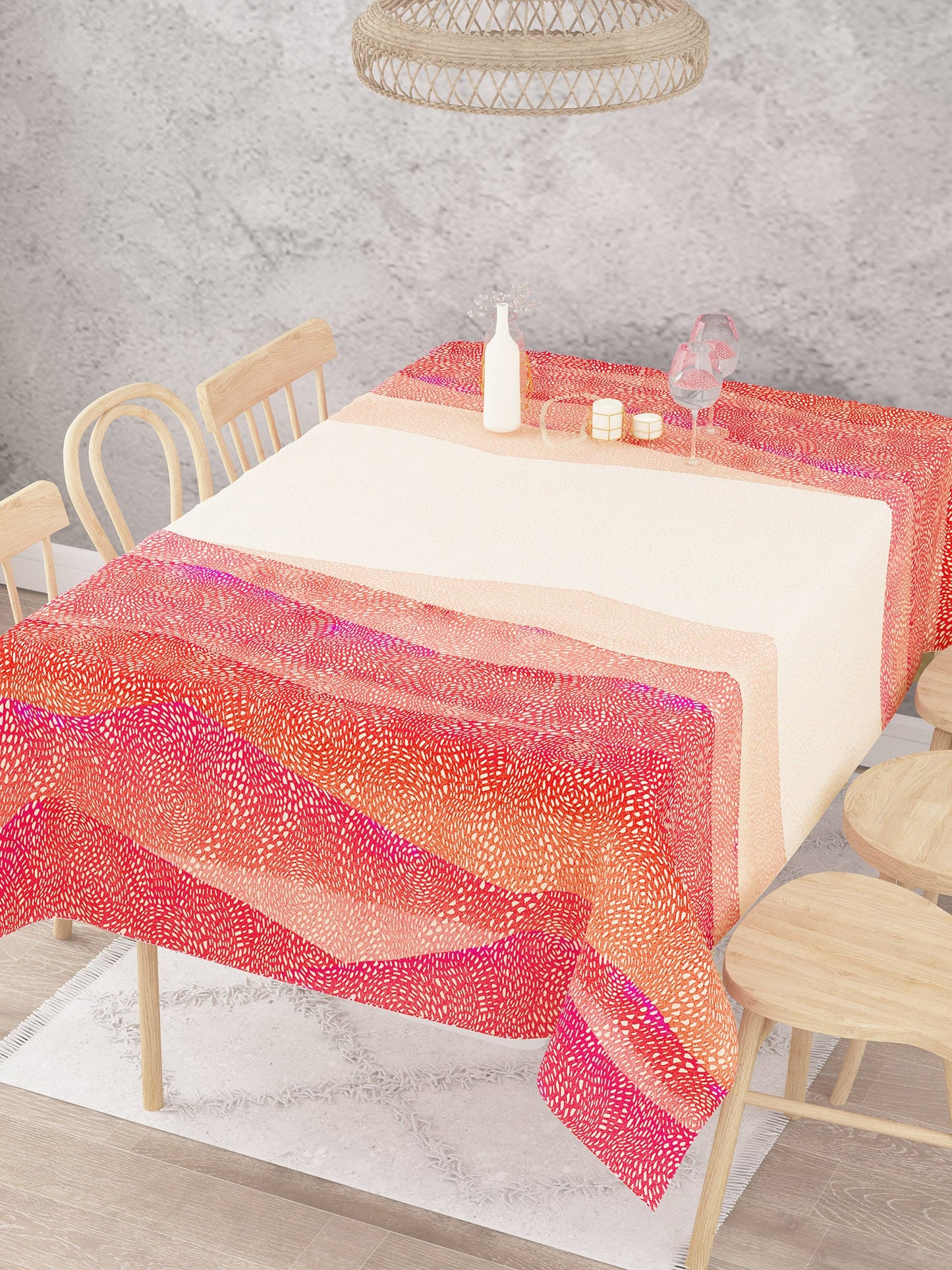 Abstract Digital Print Table Cover