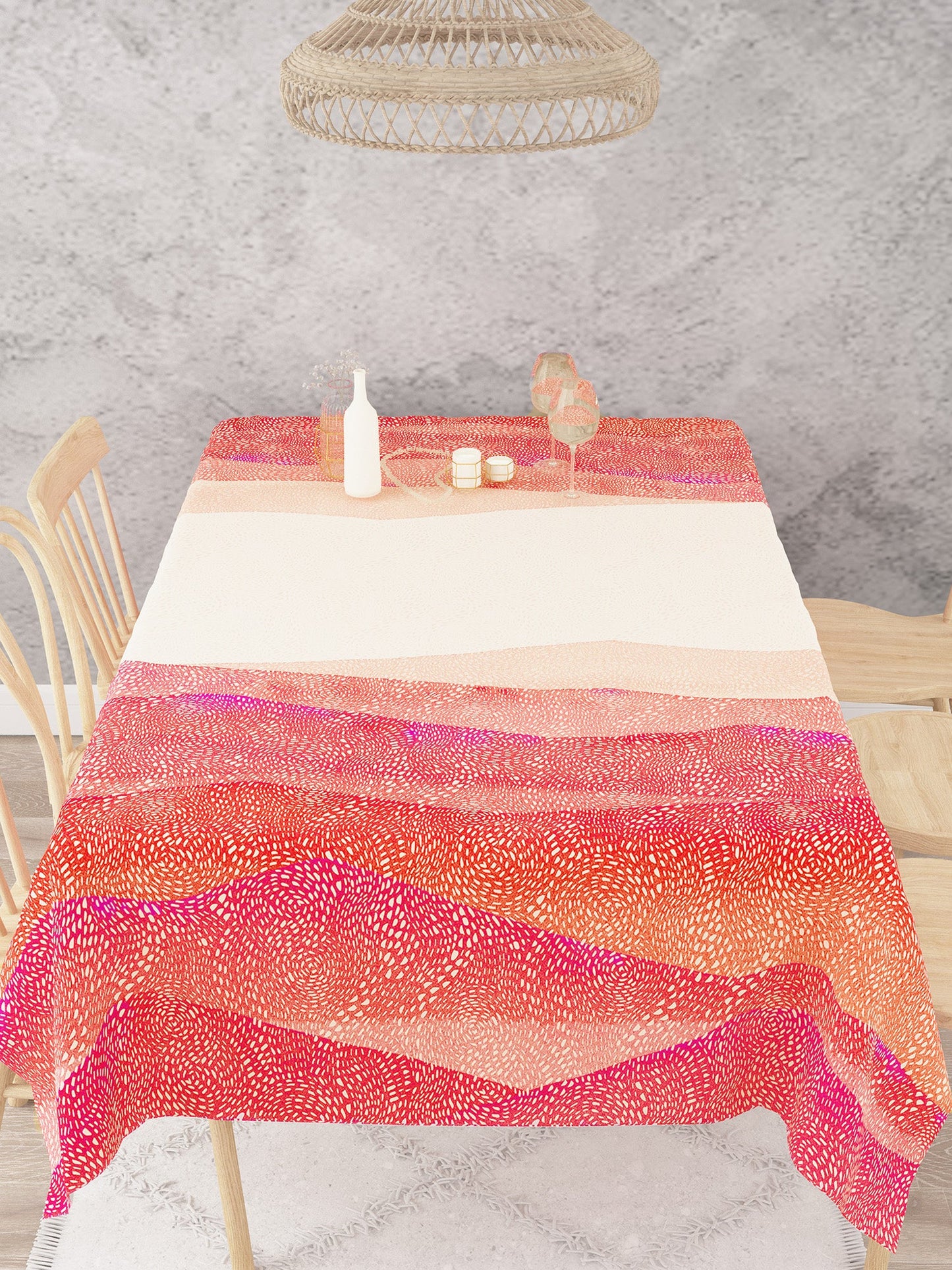 Abstract Digital Print Table Cover