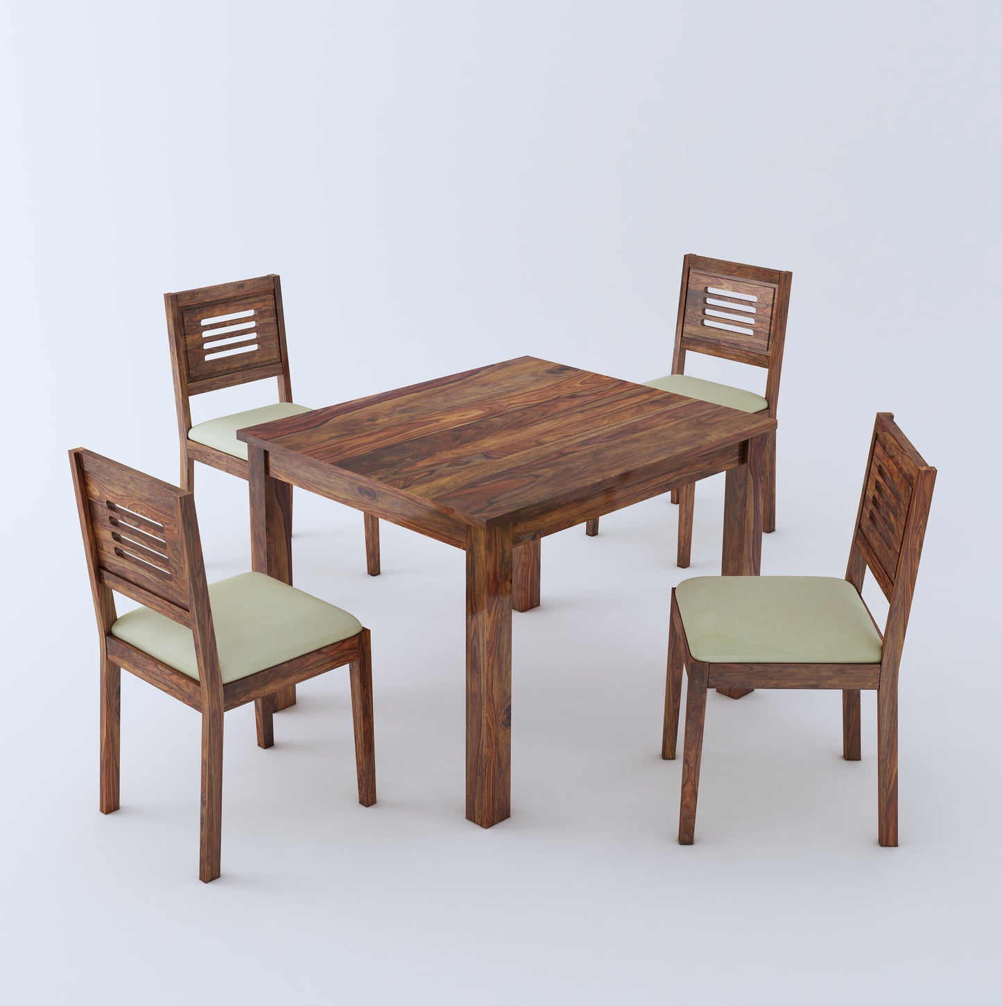 Jeff 4 Seater Dining with Cushion - Ghar Sajawat