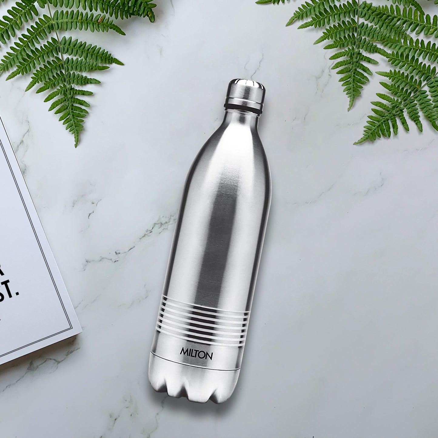 Milton - Duo Dlx Thermosteel Bottle 1000ML Silver - Ghar Sajawat