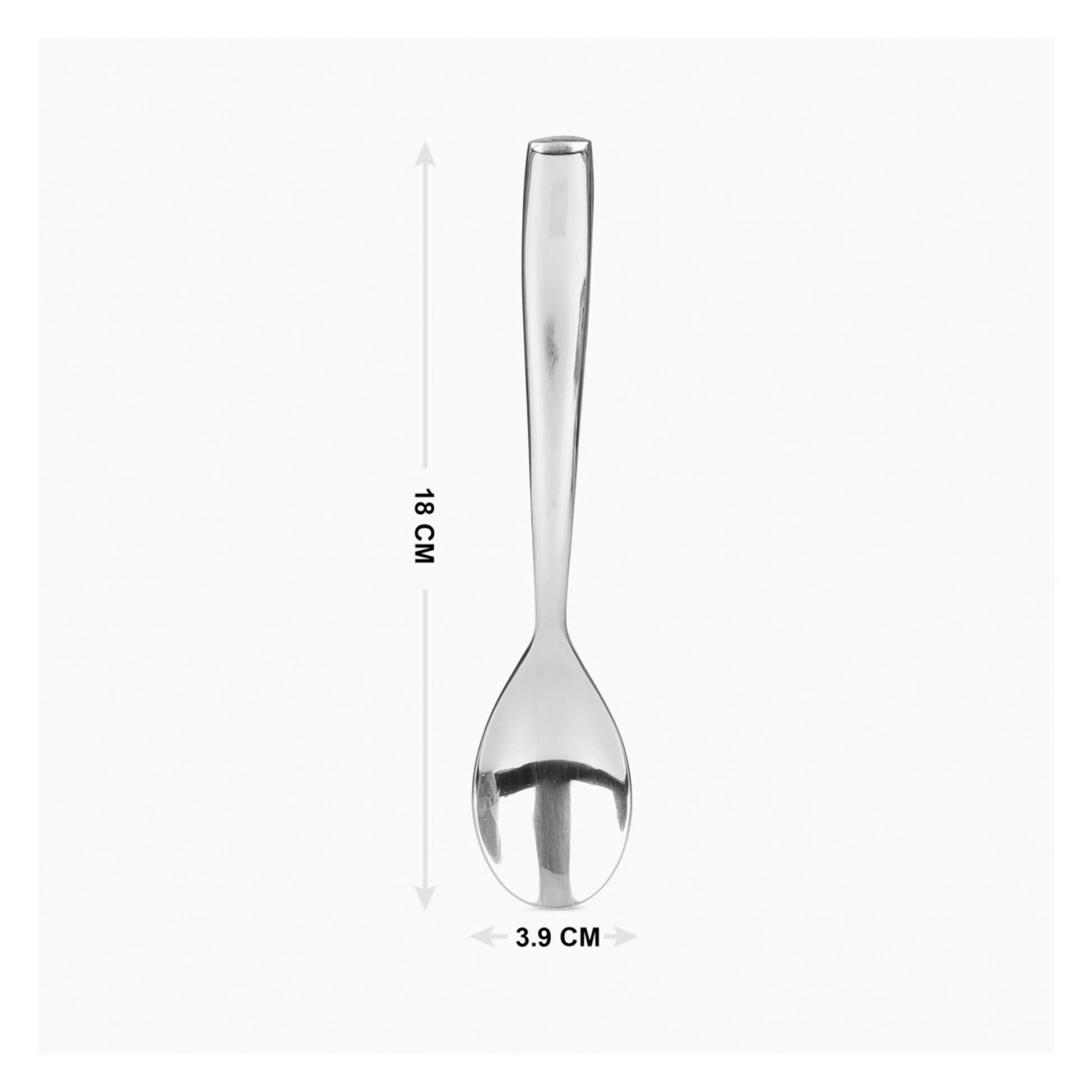 Montavo - Rio Dessert Spoon Set Of 6Pcs Silver - Ghar Sajawat