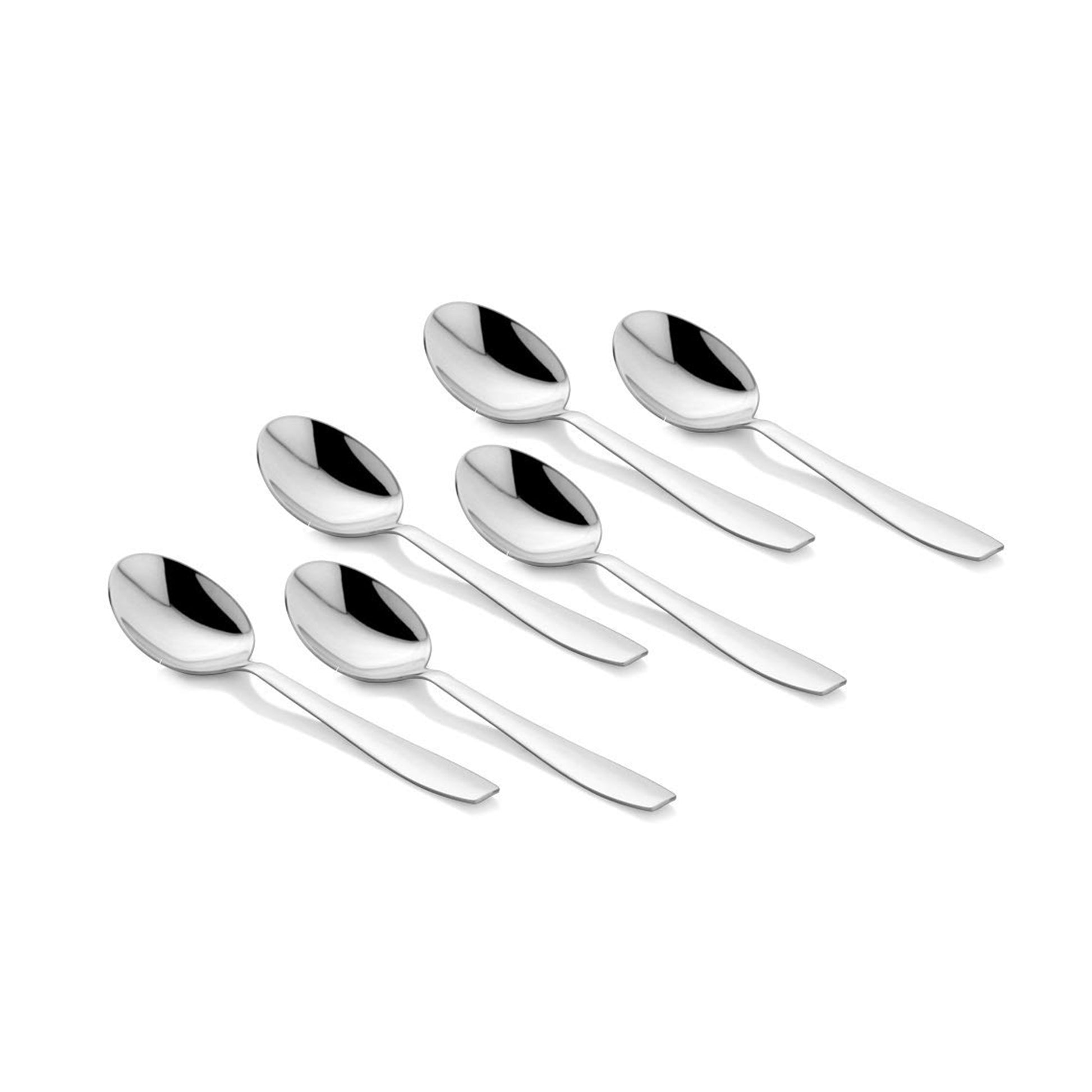 Montavo - Rio Tea Spoon Set Of 6Pcs Silver - Ghar Sajawat