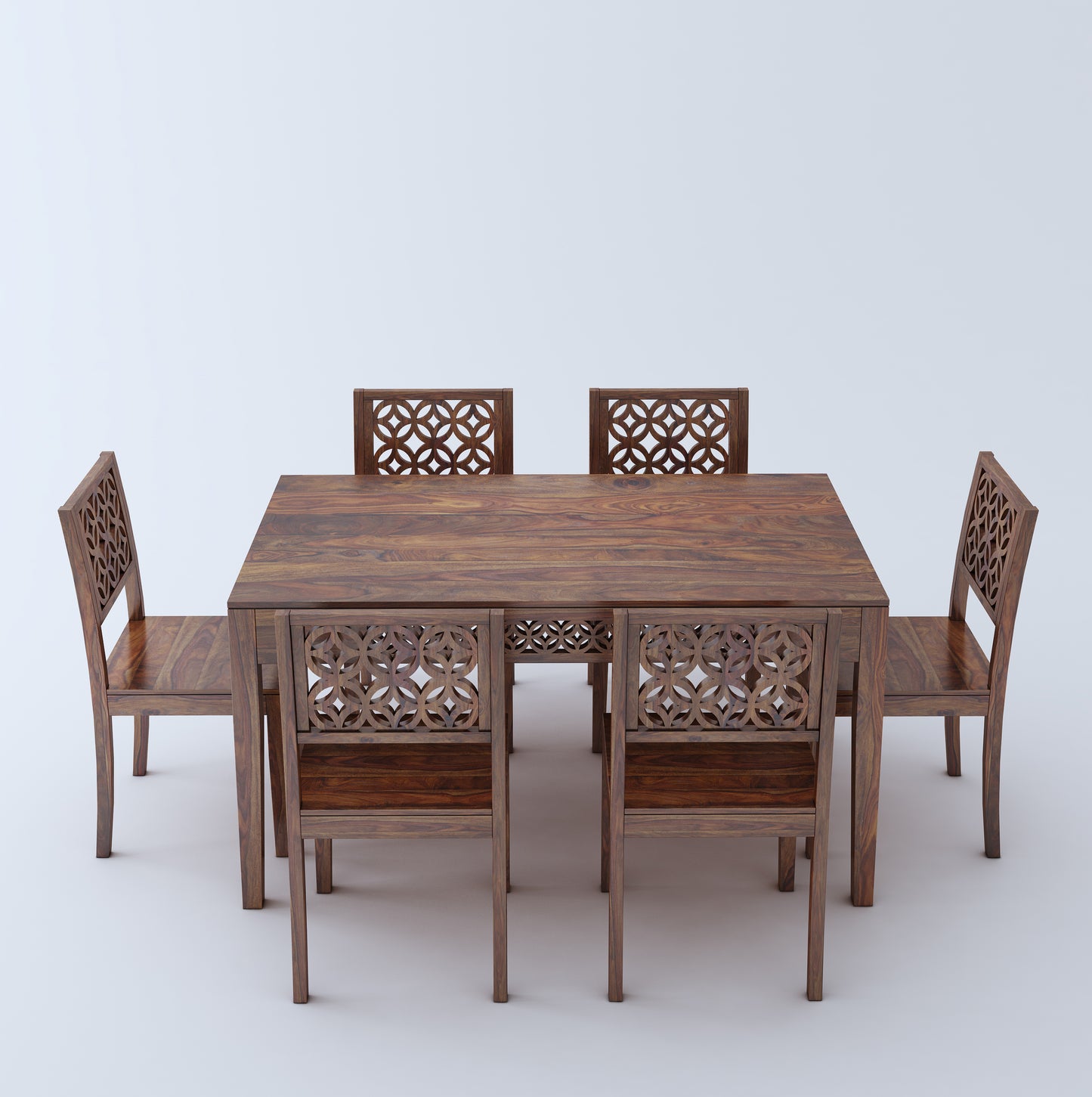 Roger Jaali 6 Seater Dining Set - Ghar Sajawat