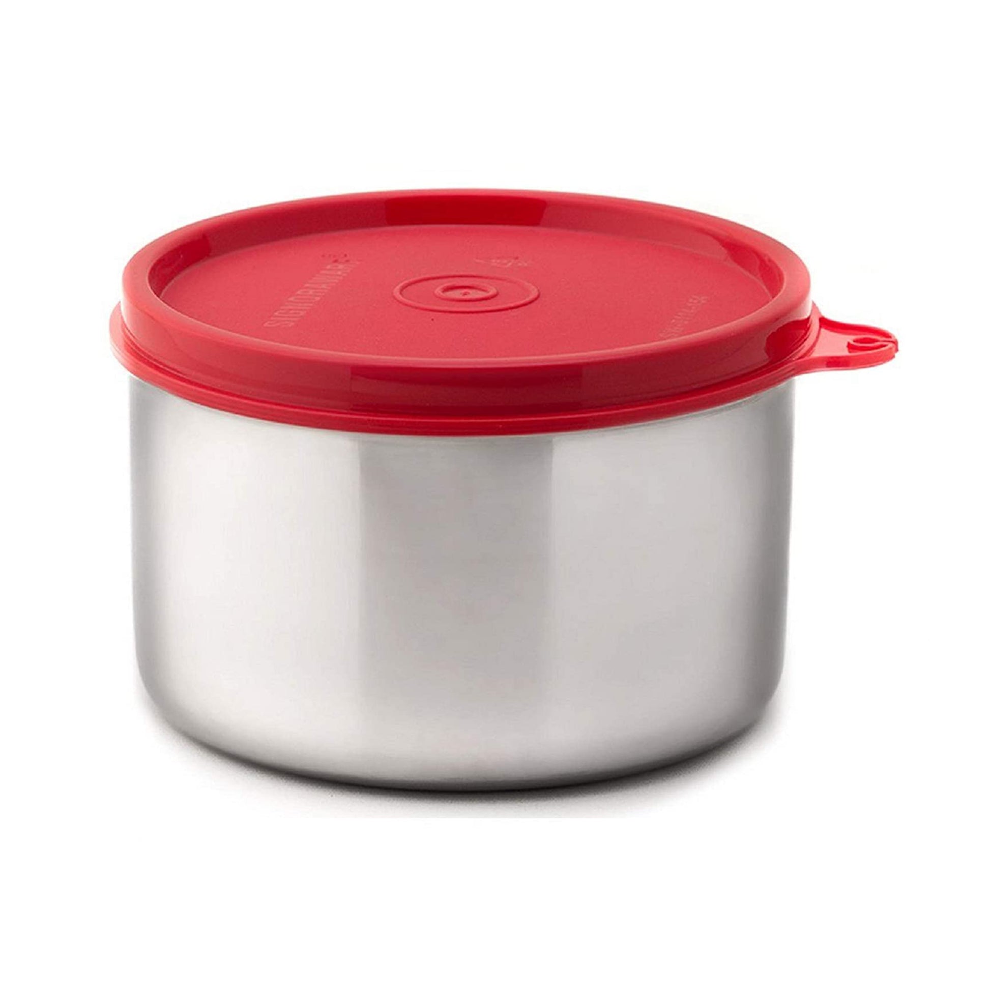 Signoraware - Executive Satainless Steel Food Container 500ML () Red - Ghar Sajawat