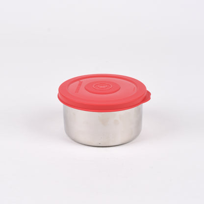 Signoraware - Executive Twin Wall Small Stainless Steel Lunch Box Set Of 2Pcs (1Pc-350ML+1Pc-260ML) Red - Ghar Sajawat