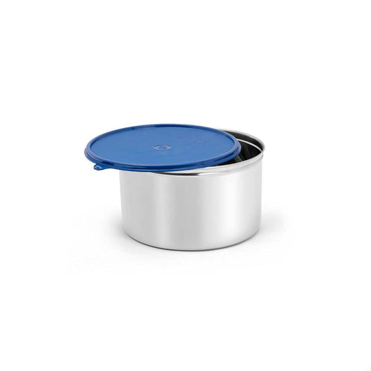 Signoraware - Papad Chapati Satainless Steel Food Container 3 Ltr () Purple - Ghar Sajawat