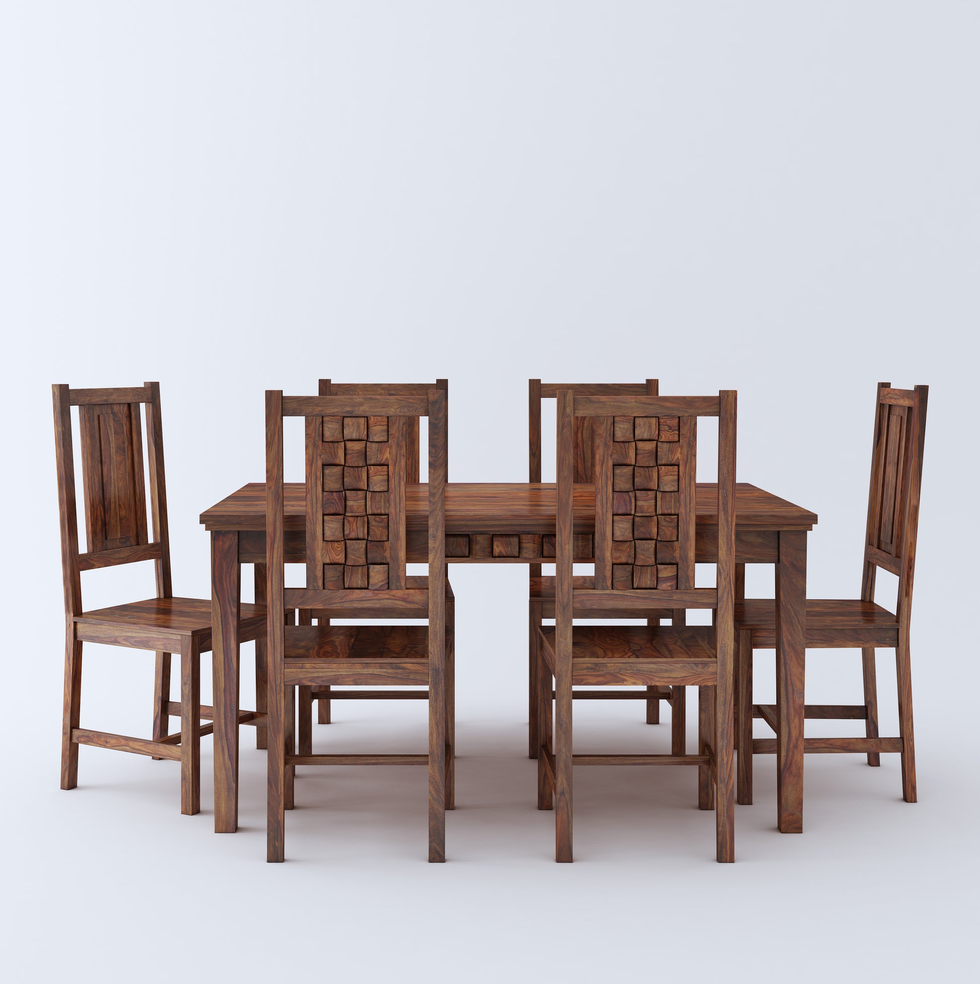 Weave 6 Seater Dining - Ghar Sajawat